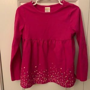 Gymboree 5T pink twirly shirt